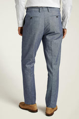 Primo Chino / Bonobos - mid blue linen twill