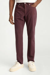 Italian Brushed 5-Pocket Pants / Bonobos - cherry chocolate