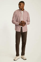 Italian Brushed 5-Pocket Pants / Bonobos - dark coffee
