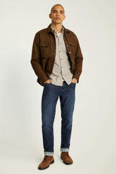 Fireside Flannel Lined Jean / Bonobos - dark blue wash
