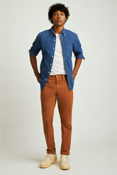 Italian Brushed 5-Pocket Pants / Bonobos - sequoia brown