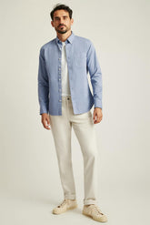 Italian Brushed 5-Pocket Pants / Bonobos - light sand