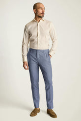 Jetsetter Italian Wool Dress Pant / Bonobos - mid blue sharkskin