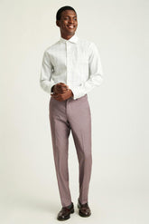 Jetsetter Wool Dress Pant / Bonobos - mauve sharkskin