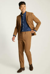 Jetsetter Italian Brushed Cotton Dress Pant / Bonobos - british khaki