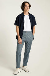 The Off Duty Pant / Bonobos - navy blue houndstooth