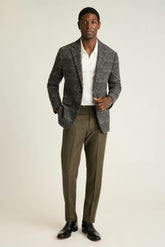 Jetsetter Italian Brushed Wool Dress Pant / Bonobos - light olive green