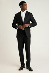 Jetsetter Italian Brushed Wool Dress Pant / Bonobos - black