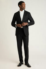 Jetsetter Italian Brushed Wool Dress Pant / Bonobos - black