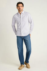 Everyday Oxford Shirt / Bonobos - cream dexter stripe