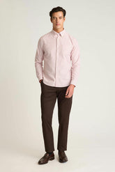 Everyday Oxford Shirt / Bonobos - red white chelsea stripe