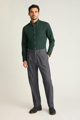 Everyday Shirt / Bonobos - forest green herringbone