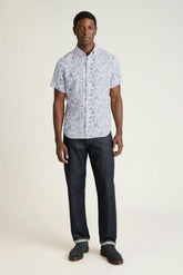 Riviera Short Sleeve Shirt / Bonobos - blue shadow floral