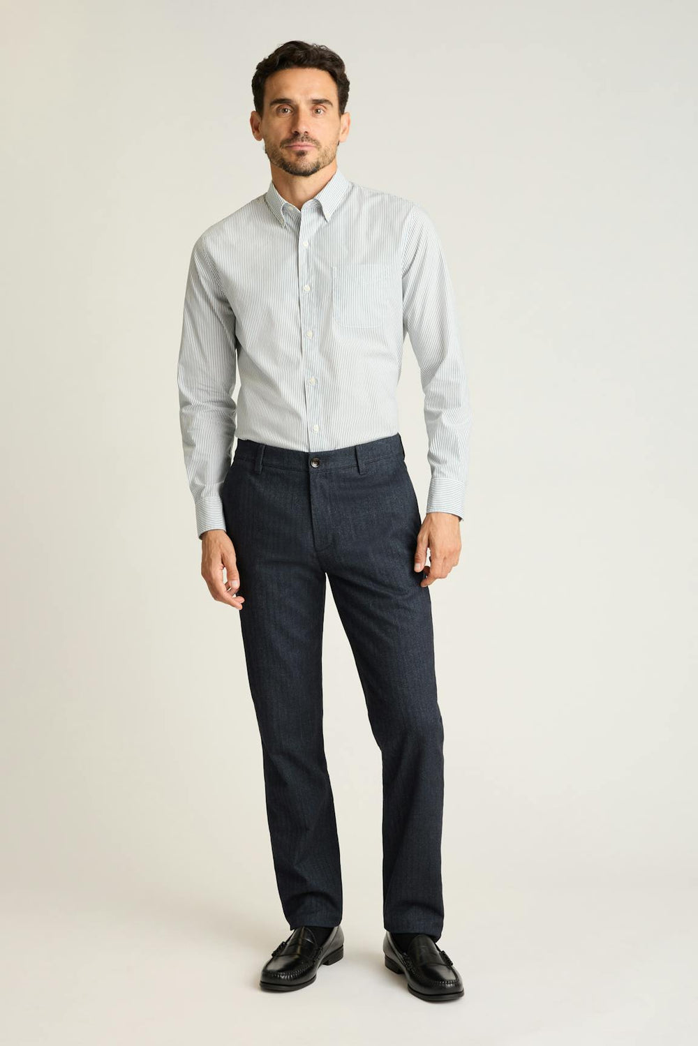 Everyday Shirt / Bonobos - teal lyons stripe