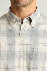 Everyday Lightweight Flannel Shirt / Bonobos - ice grey plaid