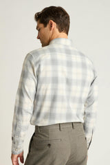 Everyday Lightweight Flannel Shirt / Bonobos - ice grey plaid