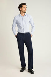 Tech Button Down Shirt / Bonobos - blue lavender twill stripe