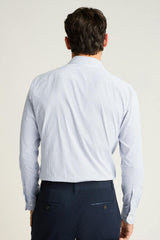 Tech Button Down Shirt / Bonobos - blue lavender twill stripe