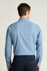 Tech Button Down Shirt / Bonobos - navy greville texture