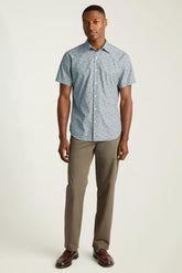 Riviera Short Sleeve Shirt / Bonobos - blue paisley floral