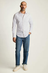 Tech Button Down Shirt / Bonobos - purple sheeran stripe