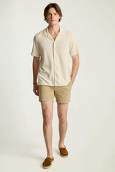 Waffle Cabana Shirt / Bonobos - light beige