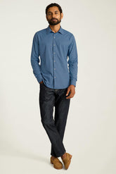 Tech Button Down Shirt / Bonobos - navy blue gingham