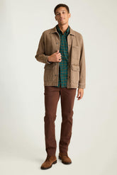 Everyday Lightweight Flannel Shirt / Bonobos - blue green kernie plaid