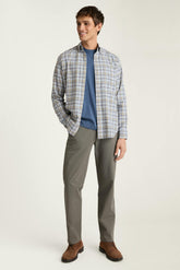 Everyday Lightweight Flannel Shirt / Bonobos - blue cream check