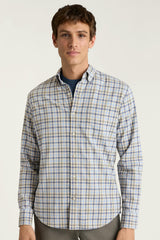 Everyday Lightweight Flannel Shirt / Bonobos - blue cream check