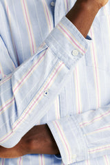Everyday Oxford Shirt / Bonobos - hazy blue milos stripe