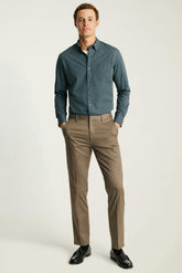 Everyday Shirt / Bonobos - blue grey melange