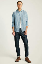 Everyday Shirt / Bonobos - ocean blue neps