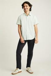 Riviera Short Sleeve Shirt / Bonobos - sage green dot