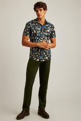 Riviera Short Sleeve Shirt / Bonobos - navy shore floral
