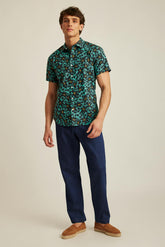 Riviera Short Sleeve Shirt / Bonobos - navy shadow floral