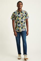 Riviera Short Sleeve Shirt / Bonobos - navy chesapeake floral