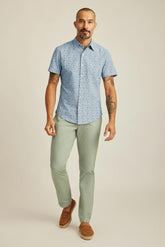 Riviera Short Sleeve Shirt / Bonobos - chambray flower power