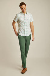Riviera Short Sleeve Shirt / Bonobos - beach glass floral fest