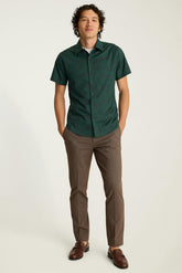 Riviera Short Sleeve Shirt / Bonobos - black olive macro floral