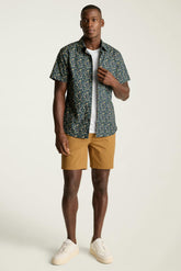 Riviera Short Sleeve Shirt / Bonobos - navy daylight floral