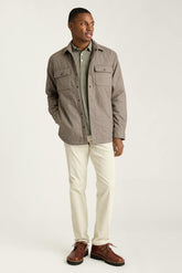Italian Brushed Twill Shacket / Bonobos - brown twill
