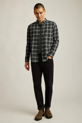 Everyday Lightweight Flannel Shirt / Bonobos - charcoal tadley plaid