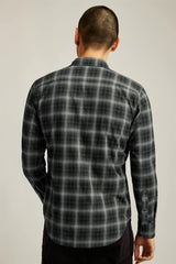 Everyday Lightweight Flannel Shirt / Bonobos - charcoal tadley plaid