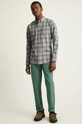 Everyday Lightweight Flannel Shirt / Bonobos - grey darien plaid
