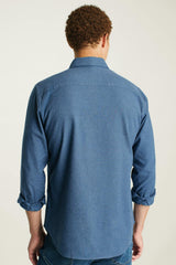 Everyday Lightweight Flannel Shirt / Bonobos - dark navy houndstooth