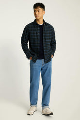 Fireside Flannel Shirt / Bonobos - navy pink thorsten plaid