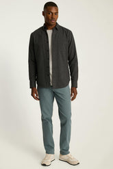 Everyday Lightweight Flannel Shirt / Bonobos - black ice herringbone