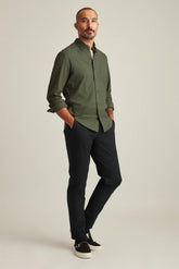 Everyday Lightweight Flannel Shirt / Bonobos - olive houndstooth