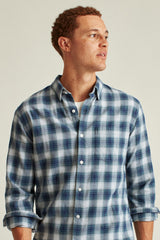 Everyday Lightweight Flannel Shirt / Bonobos - light navy plaid